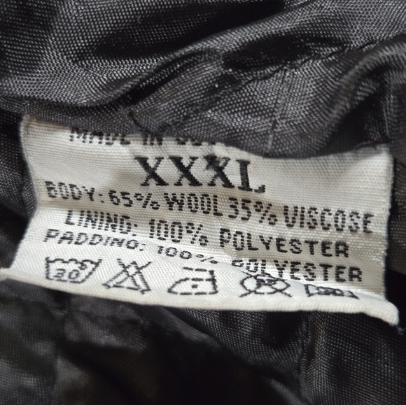 Headgear Negro League Baseball jacket Men 3XL VTG Wool Blend Hip-Hop Y2K Grunge - Picture 8 of 10